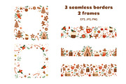 Christmas gingerbread patterns, a Pattern Graphic by Tani Kuzminka (Thumbnail 18 of 20)