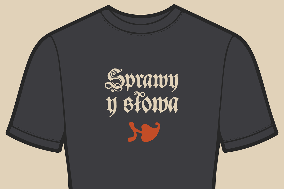 Polish Blackletter Schwabacher font, a Blackletter Font by kaer_shop (Photo 9 of 12)