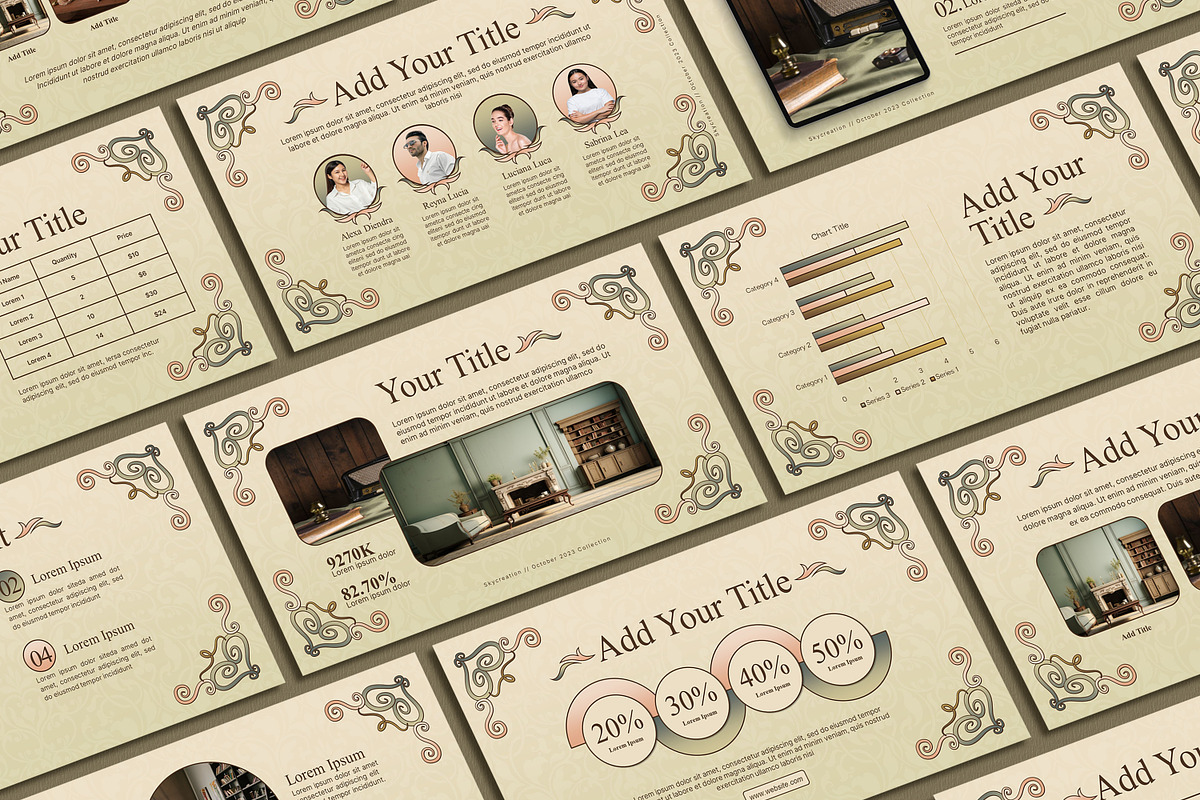 Retro Classic PowerPoint Template, a Presentation Template by SKY CREATION (Photo 1 of 6)