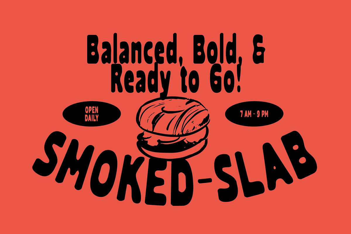Stretchy Organic - Compressed Font, a Sans Serif Font by Zarma Type (Photo 2 of 10)