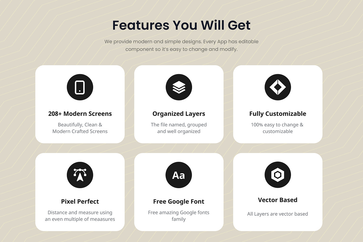 6 in 1 - Multipurpose App UI Kit, an App Template by Zee UI (Photo 3 of 5)