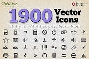 1900 Unique Vector Icons, an Icon by Optimistic Designs (Thumbnail 1 of 4)