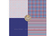 4th of July SEAMLESS Digital Papers, a Pattern Graphic by JennyL Designs (Thumbnail 4 of 4)