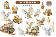 Wizard School Clipart Bundle, an Illustration by TatiMockup (Thumbnail 3 of 4)