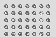 Social icons, a Social Media Template by Amazing Custom Icons (Thumbnail 4 of 4)