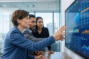 Market trends and financial growth, a Business Photo by Shootdiem