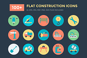 100+ Flat Construction Icons, a Duotone Icon by Vectors Market (Thumbnail 1 of 4)
