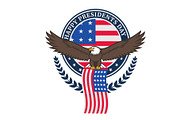 A collection of patriotic eagle logo, an Object Graphic by FarhanYousaf (Thumbnail 3 of 5)