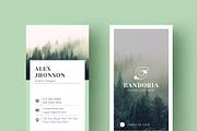 Business Card, a Business Card Template by TelaTemplates (Thumbnail 1 of 8)