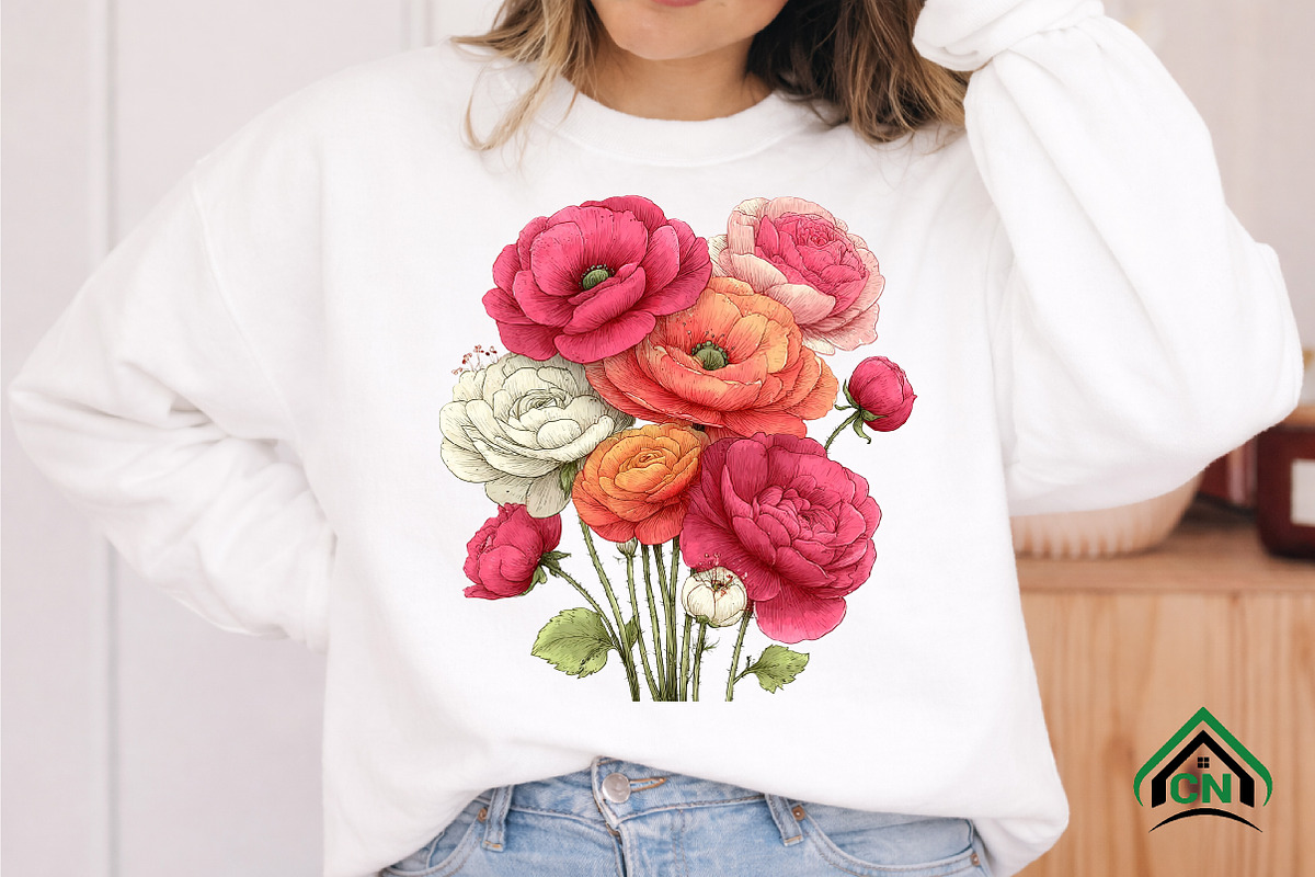 Whimsical Summer Flowers Clipart, an Illustration by Craft Nest (Photo 11 of 12)