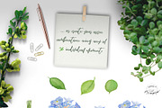 Watercolor Hydrangea Floral Clipart, an Illustration by ColorfulNest (Thumbnail 7 of 7)