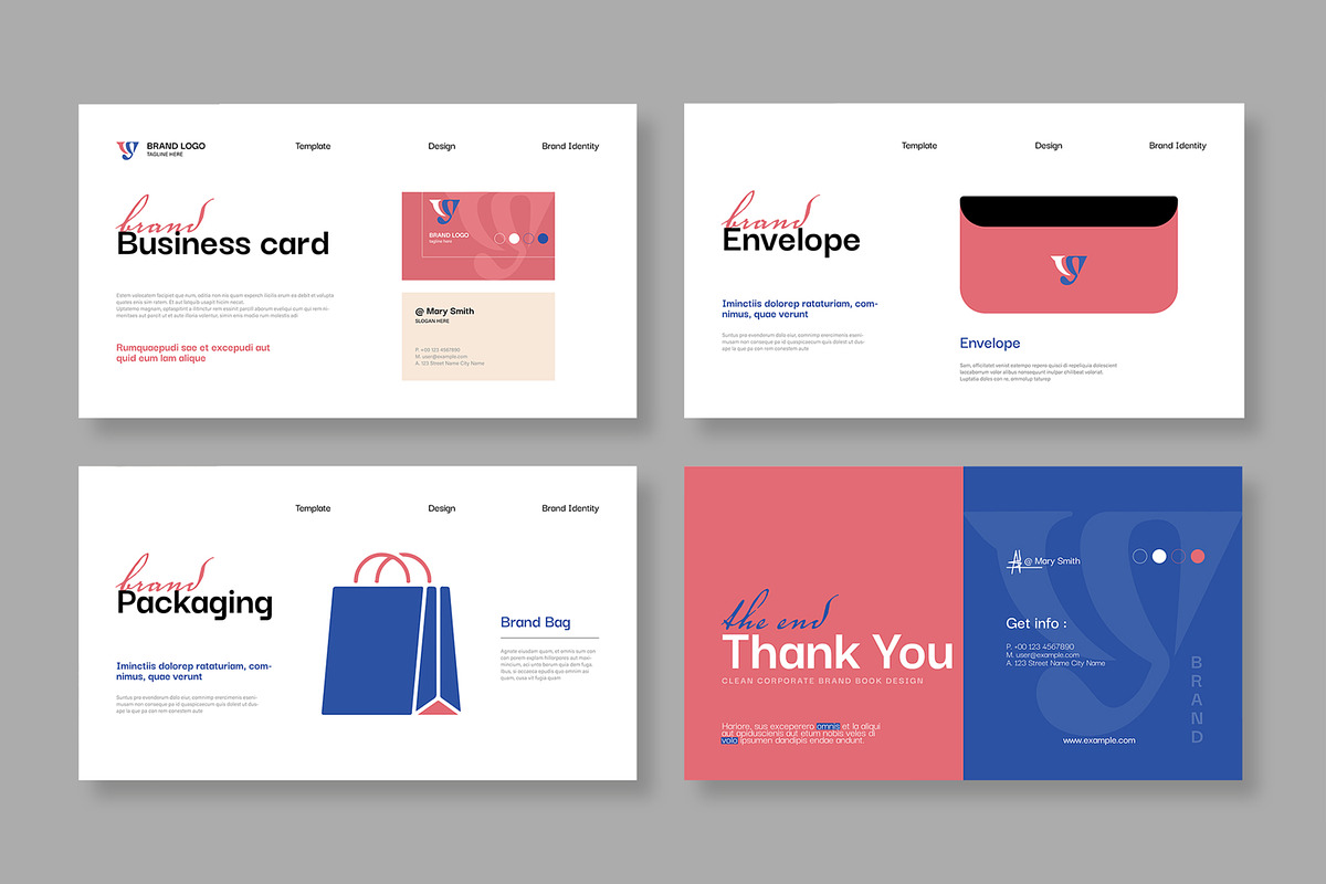 Brand Guideline Presentation Design preview 5