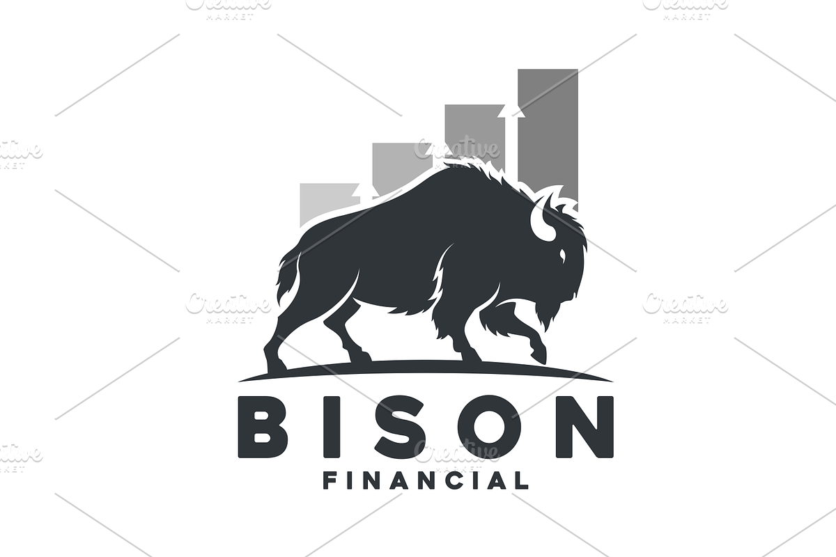 Bison Financial Logo, a Branding & Logo Template by VectorCrow (Photo 2 of 2)