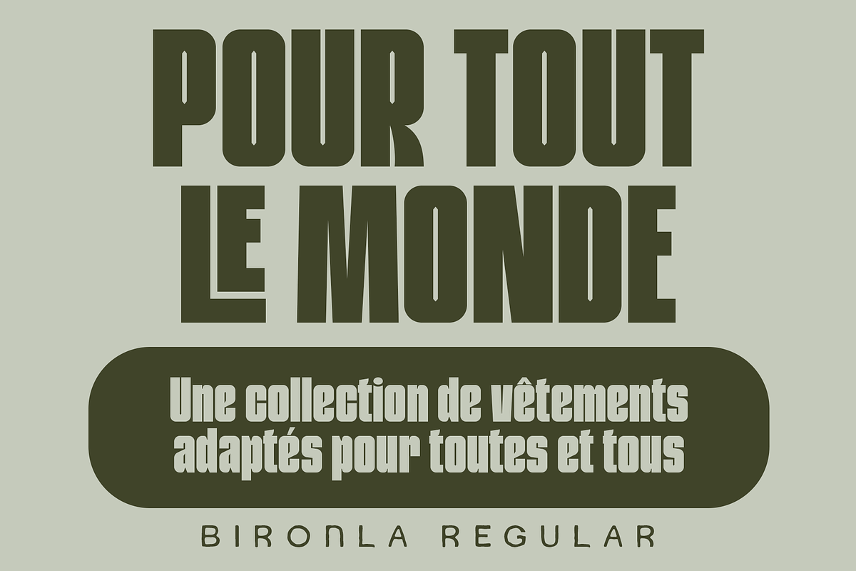 Bironla – Sans Serif Font, a Sans Serif Font by NDNL Studio (Photo 2 of 10)