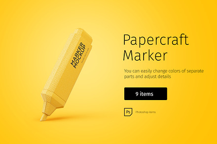Papercraft marker