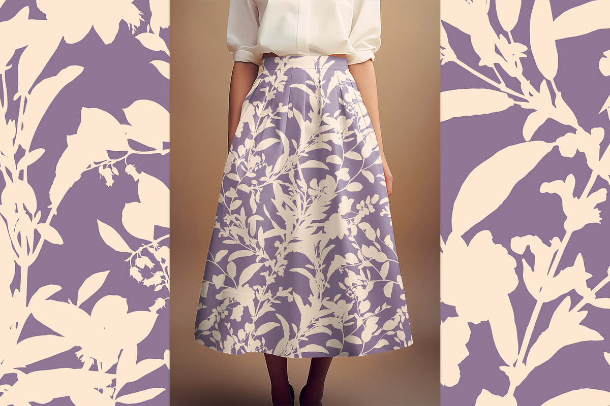 Subtle Powdery Flowers, a Pattern Graphic by MalyskaStudio (Photo 12 of 12)