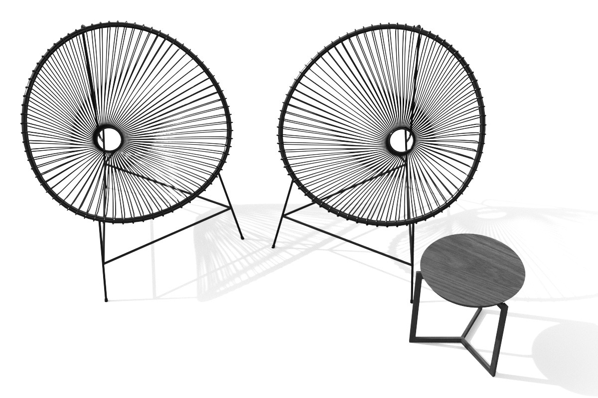 Balcony D - Steel Outdoor, a Furniture 3D Model by 3DCargo (Photo 3 of 7)