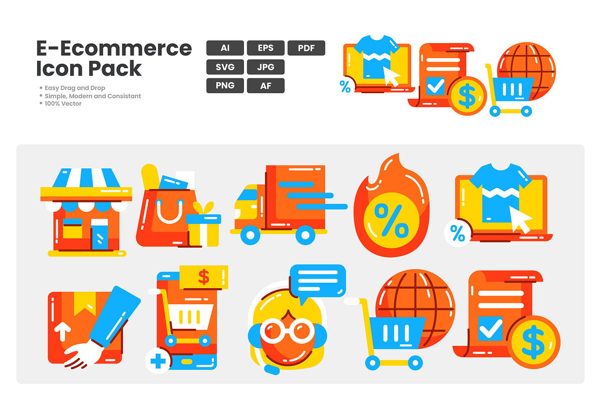 Ecommerce & Retail Icon Set, a Duotone Icon by erifqizeicon (Photo 3 of 3)