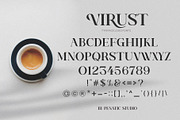 Virust _ Serif Ligature Font, a Serif Font by Penatic Studio (Thumbnail 8 of 10)