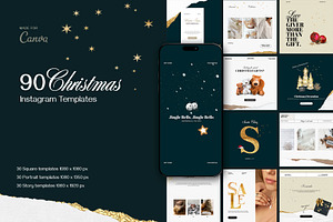 Christmas Social Media Kit - Canva, a Social Media Template by Imagination Area