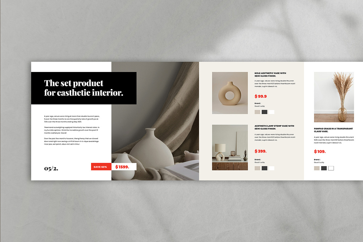 Product Catalog Brochure Template, a Brochure Template by Occy Design (Photo 4 of 6)