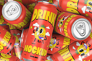 Soda Can Mockup with Glossy Finish, a Packaging Mockup by graphicsauce (Thumbnail 2 of 4)