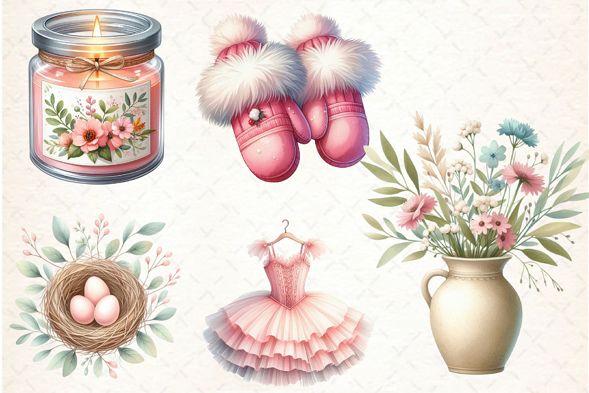 Watercolor Ballet Whisper Clipart, an Illustration by Libby Wishes (Photo 5 of 5)