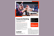 Corporate Banking Flyer, a Flyer Template by PenciGraphics (Thumbnail 2 of 2)