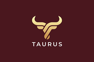 Bull head logo., a Branding & Logo Template by lettett