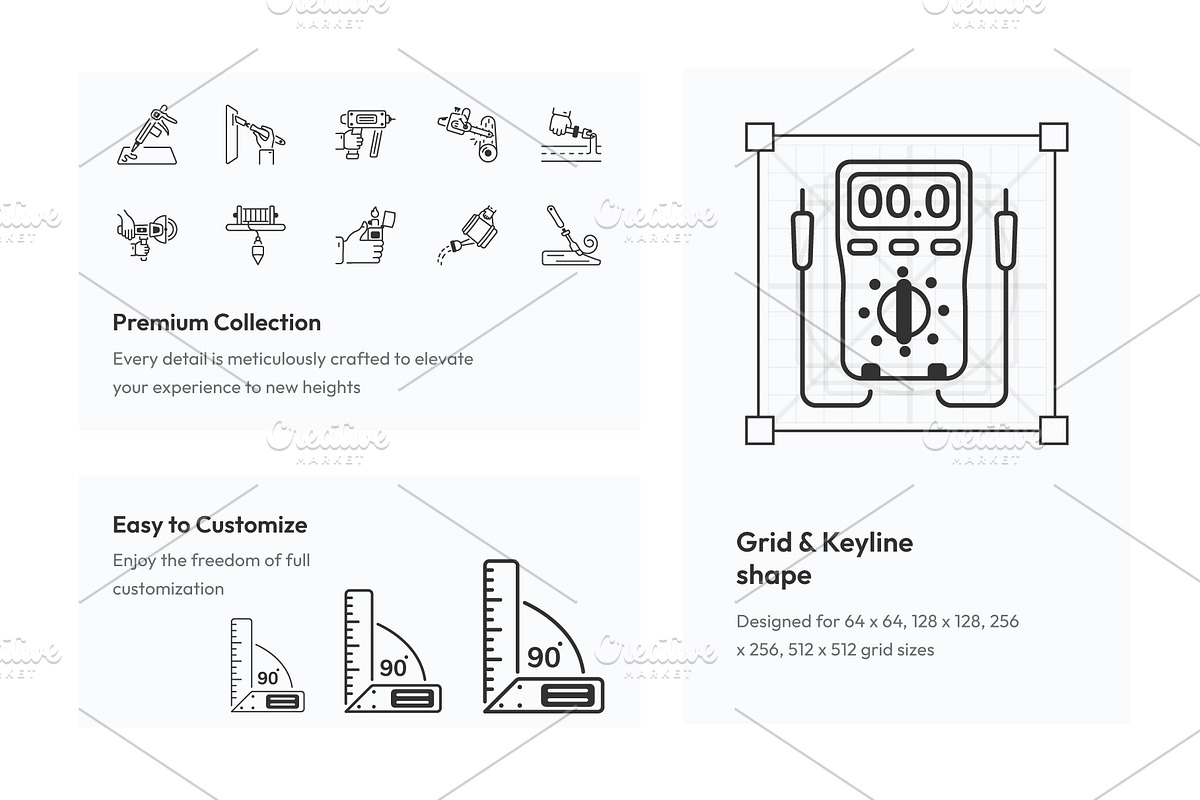 Tools Outline Icon Collection, an Icon by Prosymbols (Photo 3 of 5)