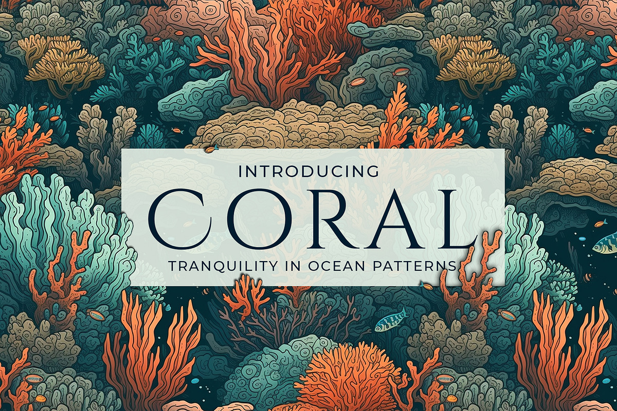 Coral - Seamless Coral Patterns, a Pattern Graphic by Pixel Perfect Patterns (Photo 1 of 9)