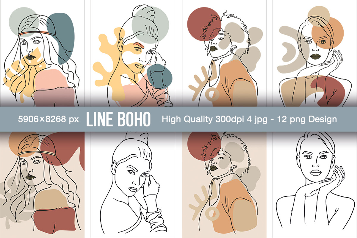 Woman Line Art Collection, an Object Graphic by MILLAMIX (Photo 1 of 4)