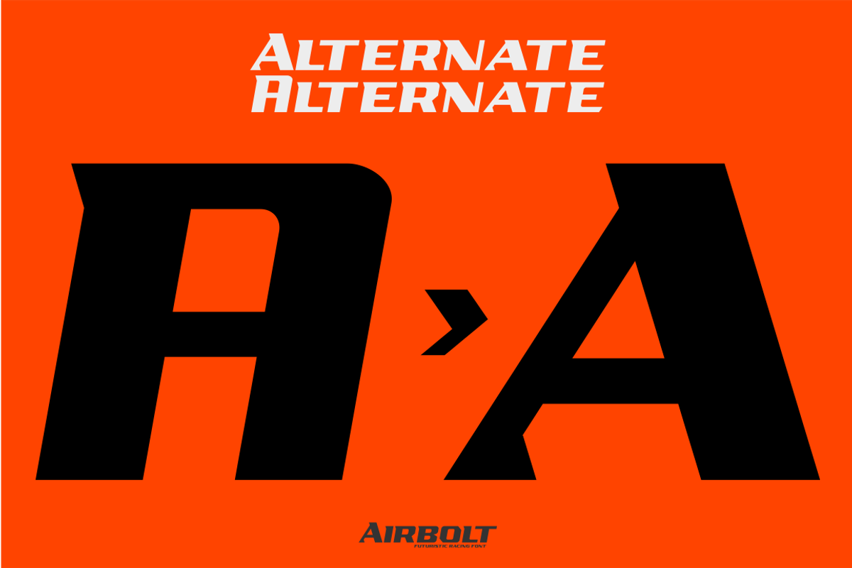 AIRBOLT, a Sans Serif Font by Bagerich Type Foundry (Photo 2 of 9)