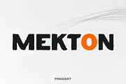MEKTON, a Font by Pinisi ART (Thumbnail 1 of 10)