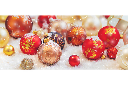 Beautiful christmas background with, a Holiday Photo by yanadjana