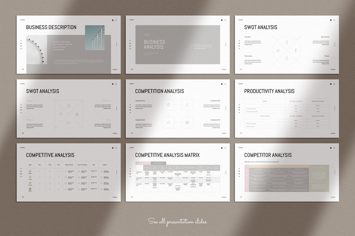 Business Plan PowerPoint Template, a Presentation Template by TemplatesForest (Photo 4 of 15)