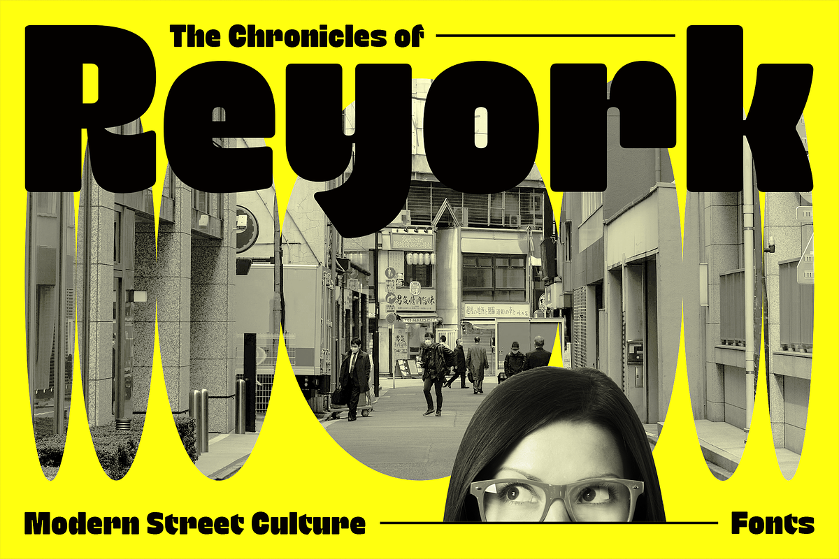 Reyork - Bold Rounded Fonts, a Sans Serif Font by Konstantine Studio (Photo 1 of 4)