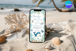 Nautical Phone Invite