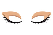 Anime Style Vector Set of Flat Eyes., a Person Illustration by Gomolach (Thumbnail 13 of 25)