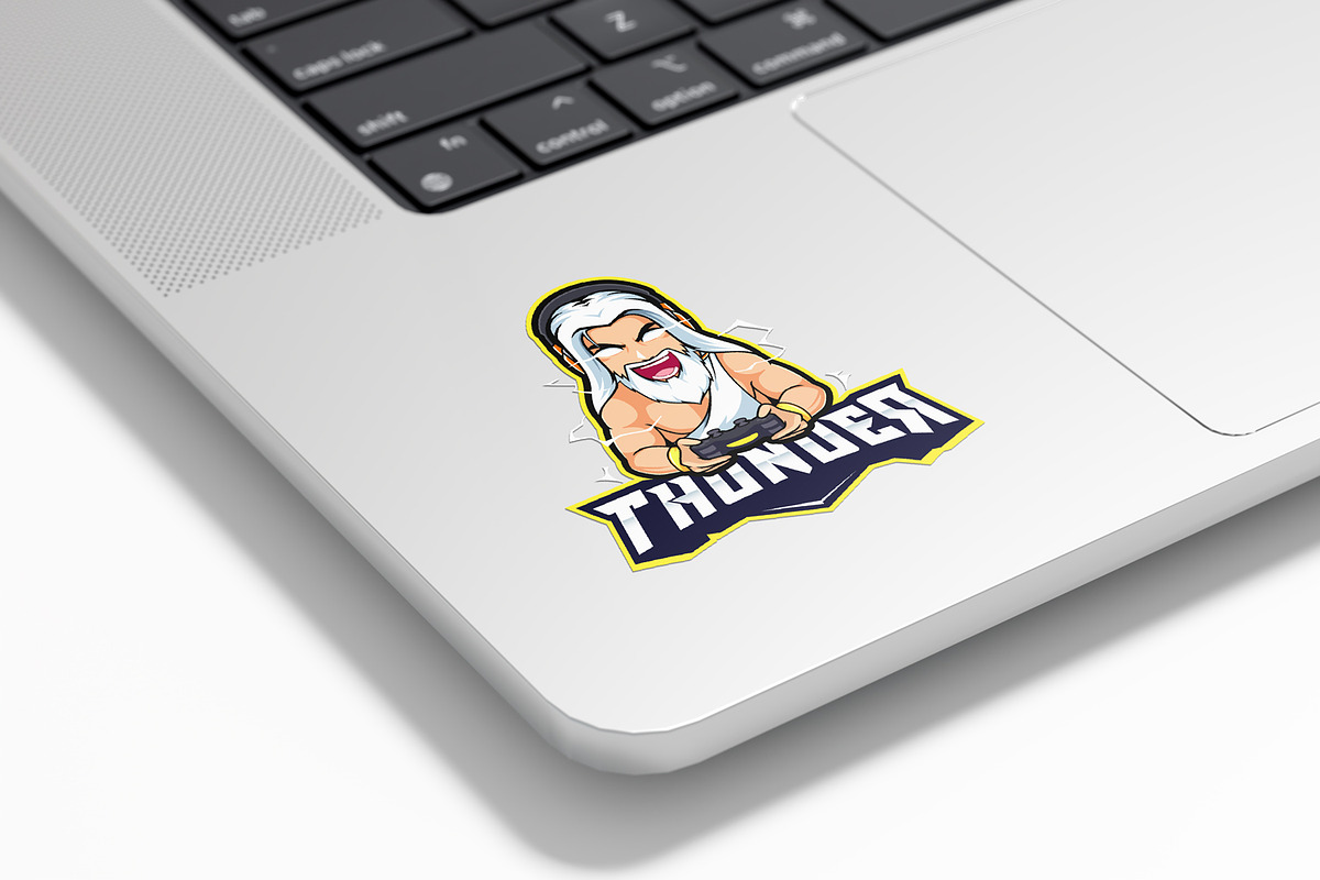 Zeus Thunder Esport Gaming Logo, a Branding & Logo Template by tkzgraphic (Photo 2 of 2)
