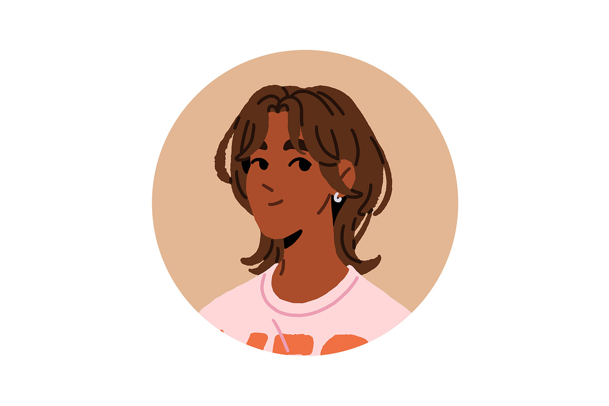 Diverse young women avatars set, a Person Illustration by PaperTrident (Photo 5 of 15)
