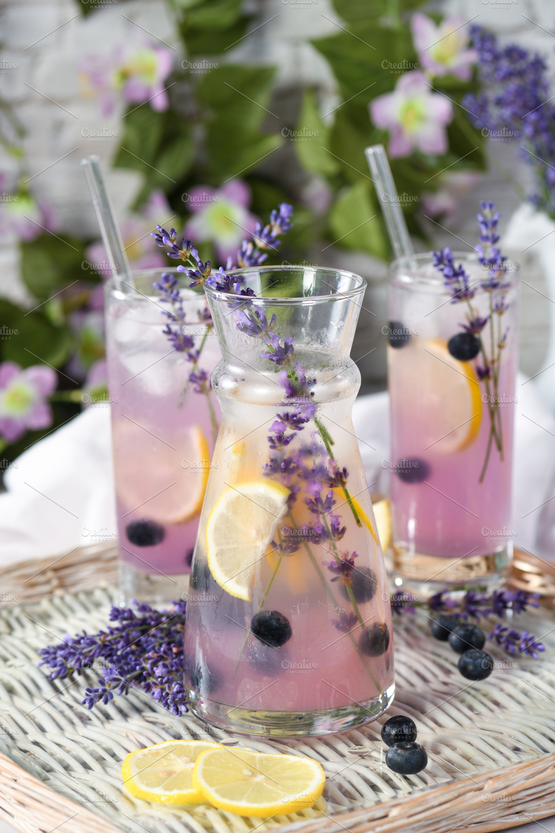 lavender spritz cocktail, a Food & Drink Photo by Apolonia