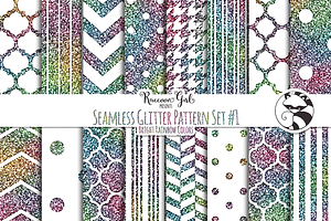 Seamless Glitter Pattern #1 br
