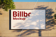 Billboard Mockup on Wall, a Product Mockup by graphypix (Thumbnail 4 of 4)