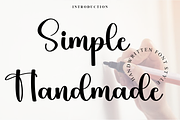 Simple Handmade, a Handwritten Font by InermediaSTUDIO (Thumbnail 1 of 7)