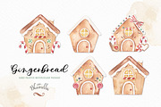 Gingerbread Men 40 Watercolour Set, an Object Graphic by Bloomella (Thumbnail 3 of 6)