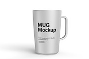Yellow Glossy Mug Mockup With Handle, a Product Mockup by graphypix (Thumbnail 3 of 4)