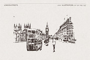 London Street Scene Sketches, a Work Illustration by TheMountBirdStudio (Thumbnail 4 of 6)