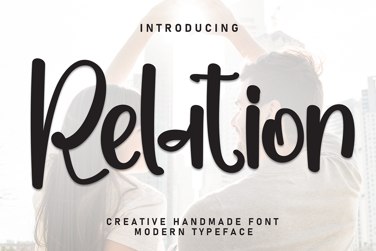 Relation | Script Font, a Script Font by Scratchones (Photo 1 of 8)