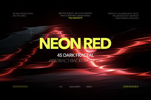 Neon Red Abstract Gradients, a Background Graphic by Milka